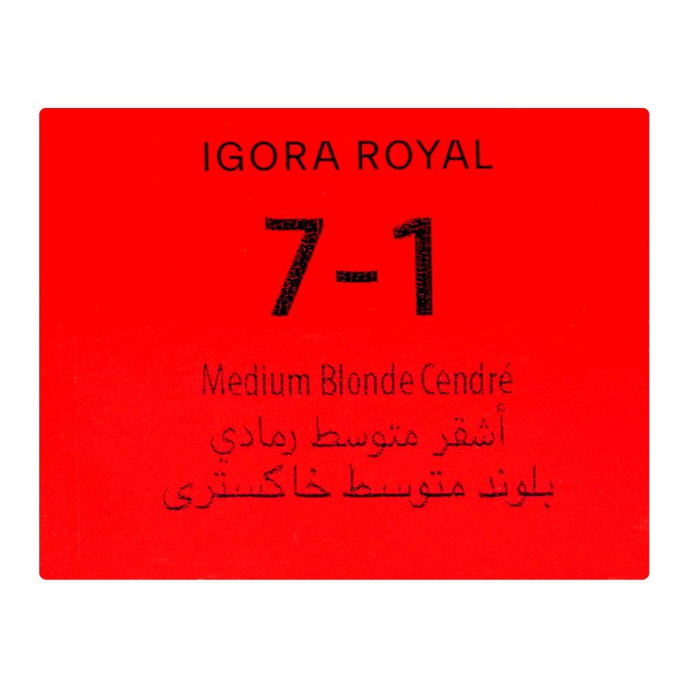 Purchase Schwarzkopf Igora Royal Hair Color Medium Blonde Cendre Online At Best Price In