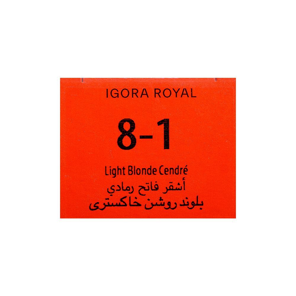 Buy Schwarzkopf Igora Royal Hair Color Light Blonde Cendre Online At Special Price In