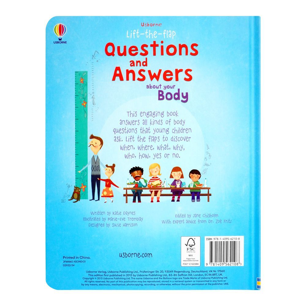 Purchase Usborne Lift The Flap Questions Answers About Your Body