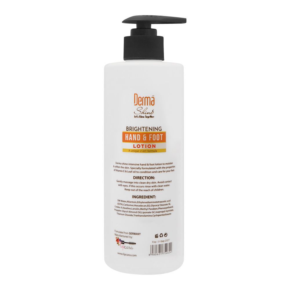 Buy Derma Shine Brightening Hand Foot Lotion Ml Online At Special