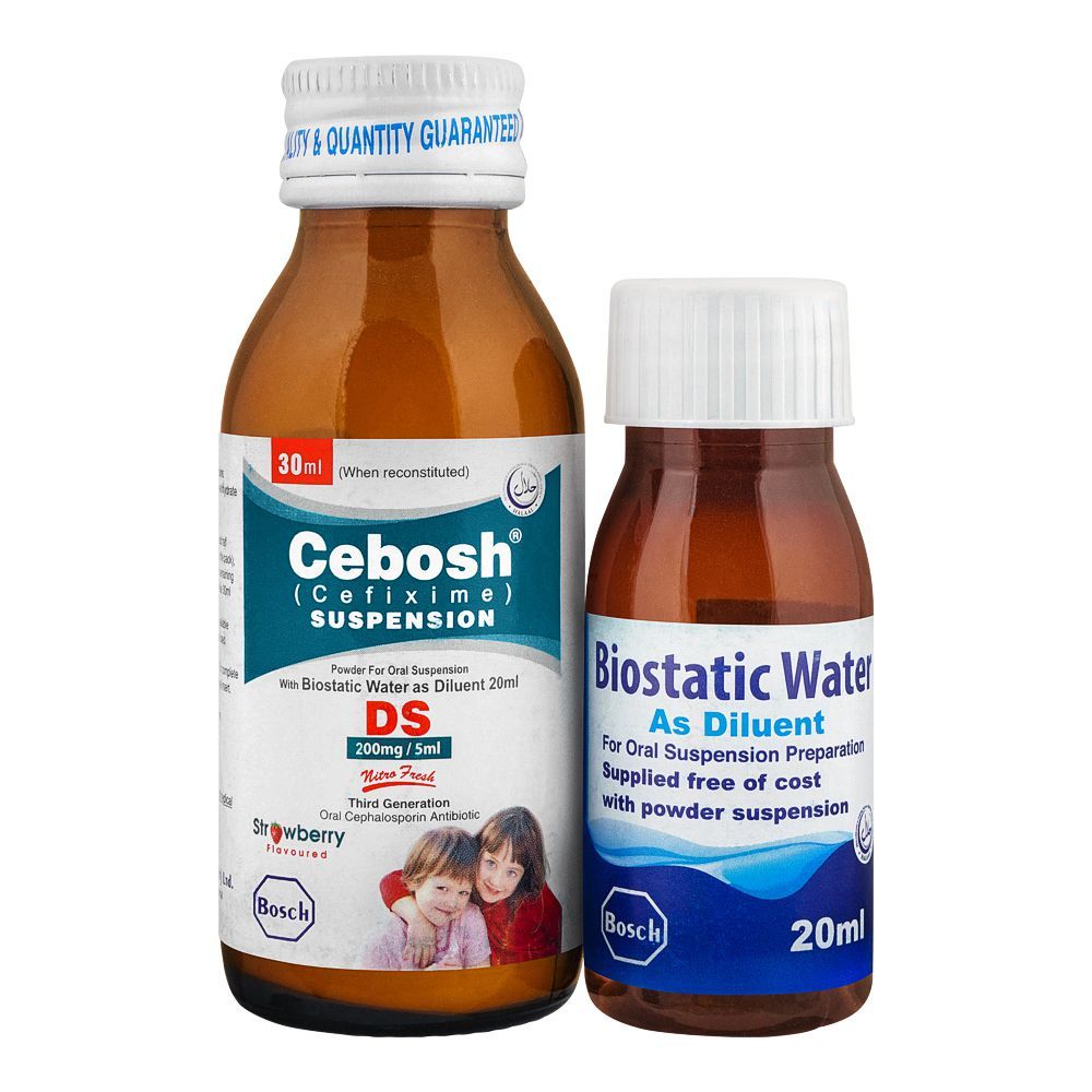 Purchase Bosch Pharmaceuticals Cebosh DS Suspension 200mg 5ml 30ml