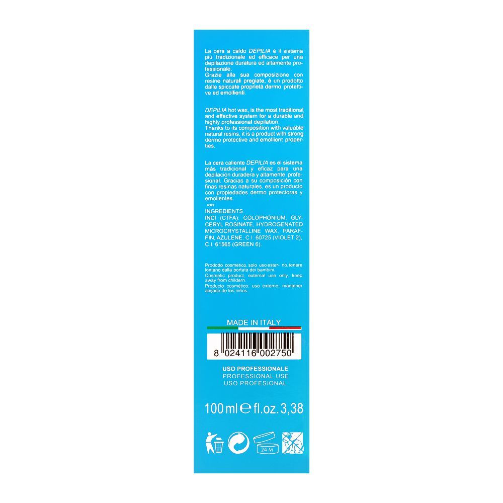 Purchase Depilia Azulene 3 3 Hot Depilatory Wax 100ml Online At