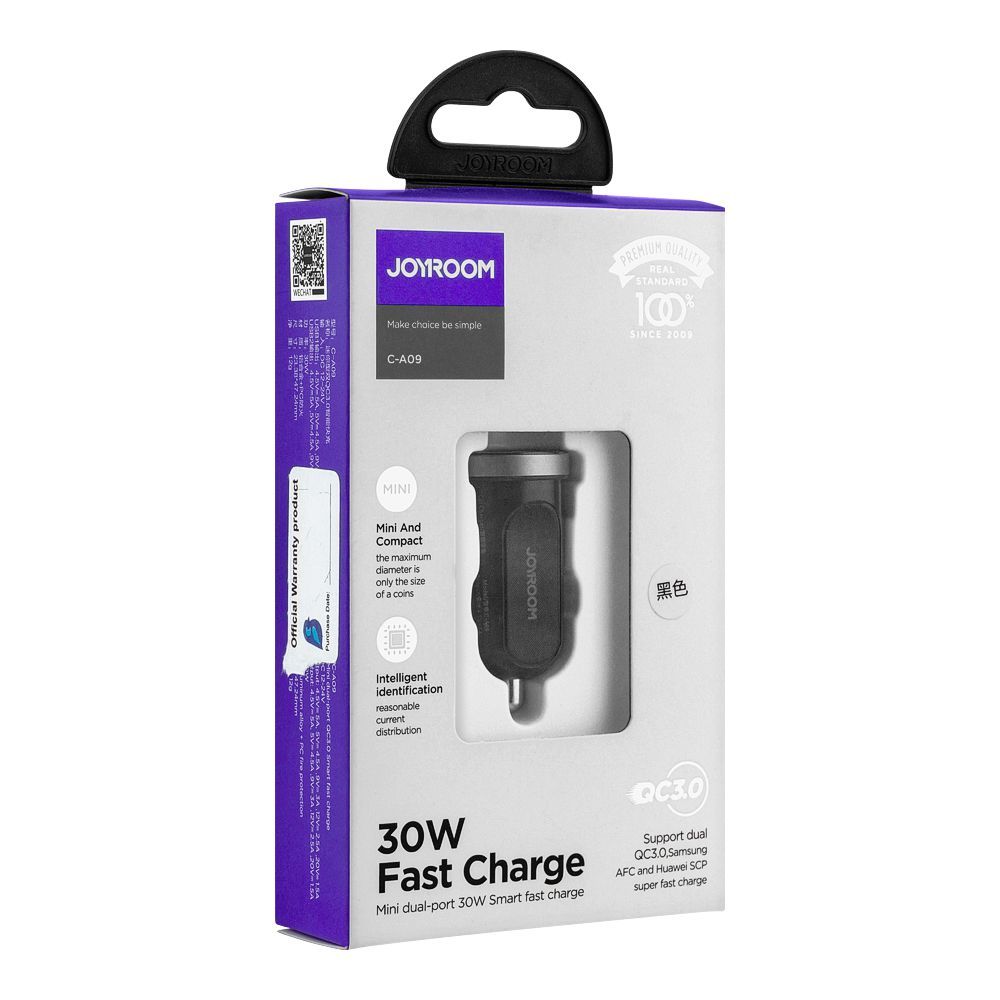 Purchase Joyroom Qc W Mini Dual Port Smart Fast Charger Black C