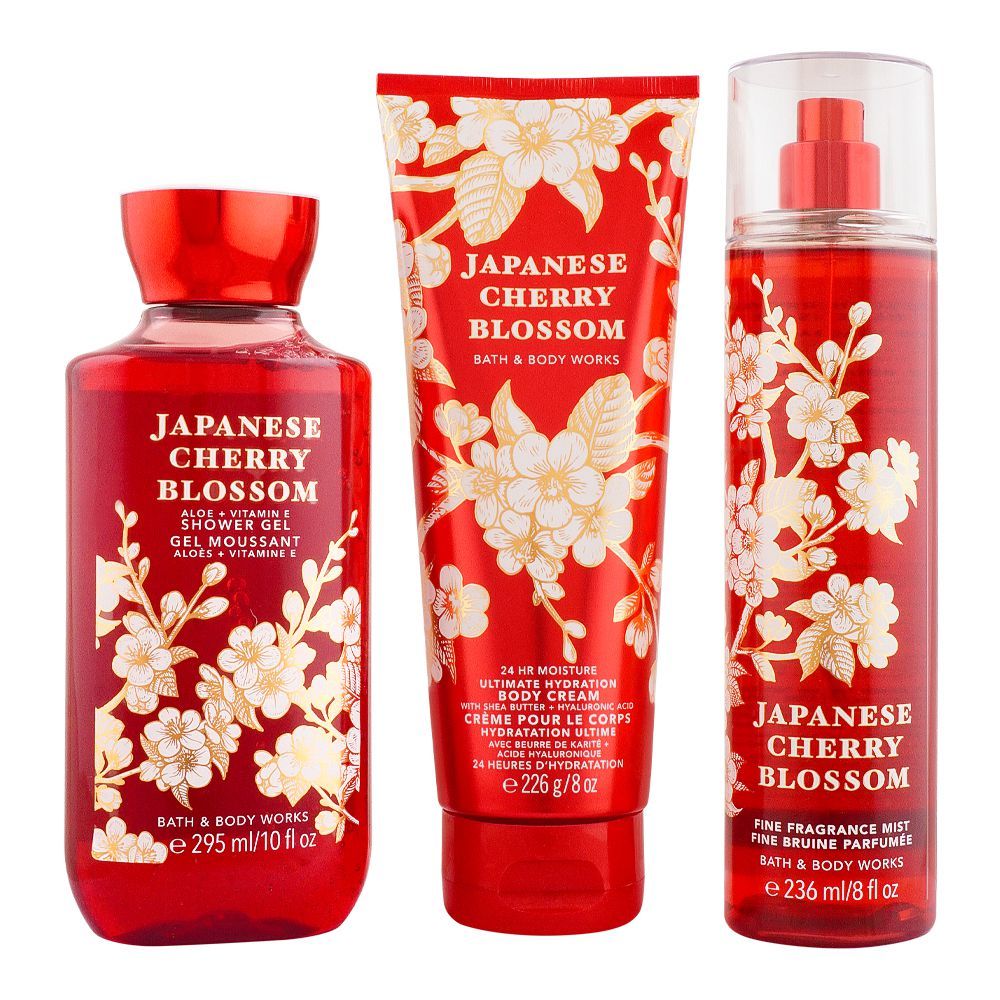 Buy Bath Body Works Japanese Cherry Blossom Set Shower Gel Body