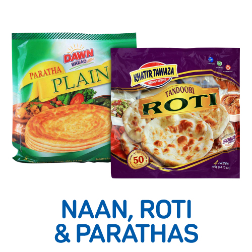 Naan, Roti & Parathas