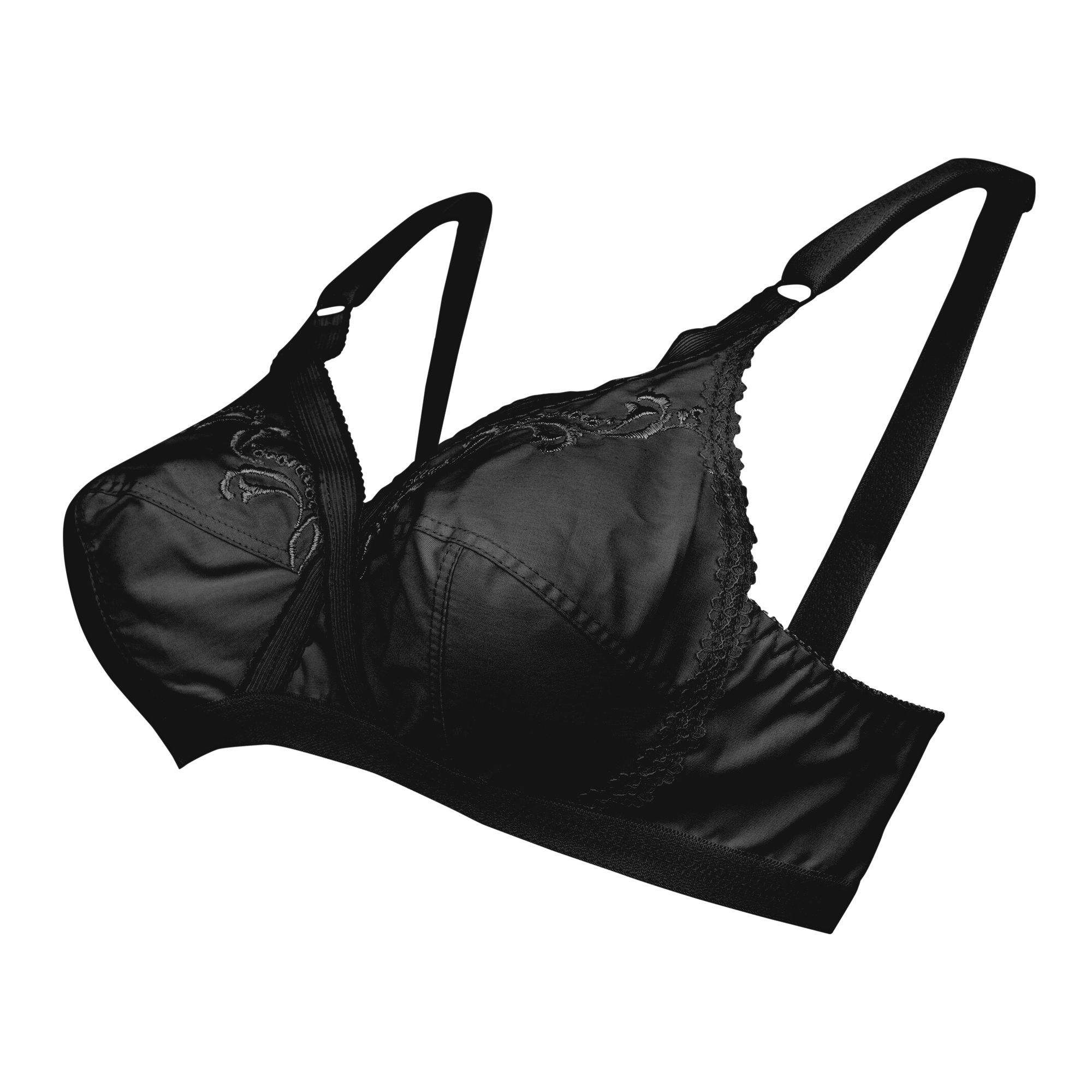 Purchase IFG X-Over Cotton Bra, Black Online at Best Price in