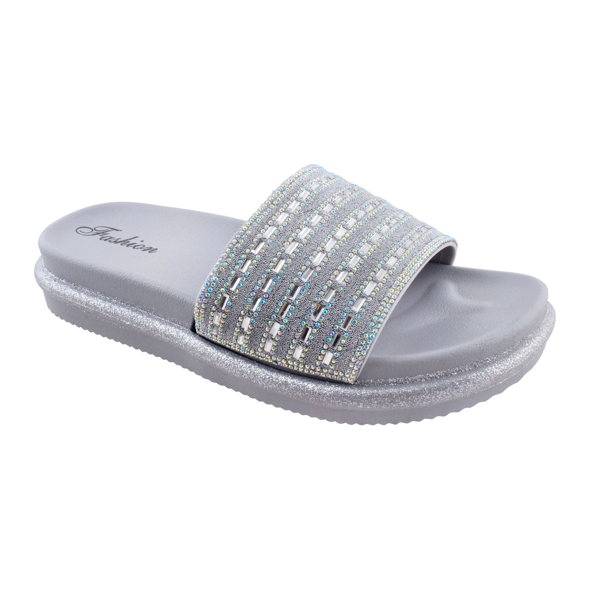 Buy Women's Slippers, A-7, Silver Online at Special Price in Pakistan ...