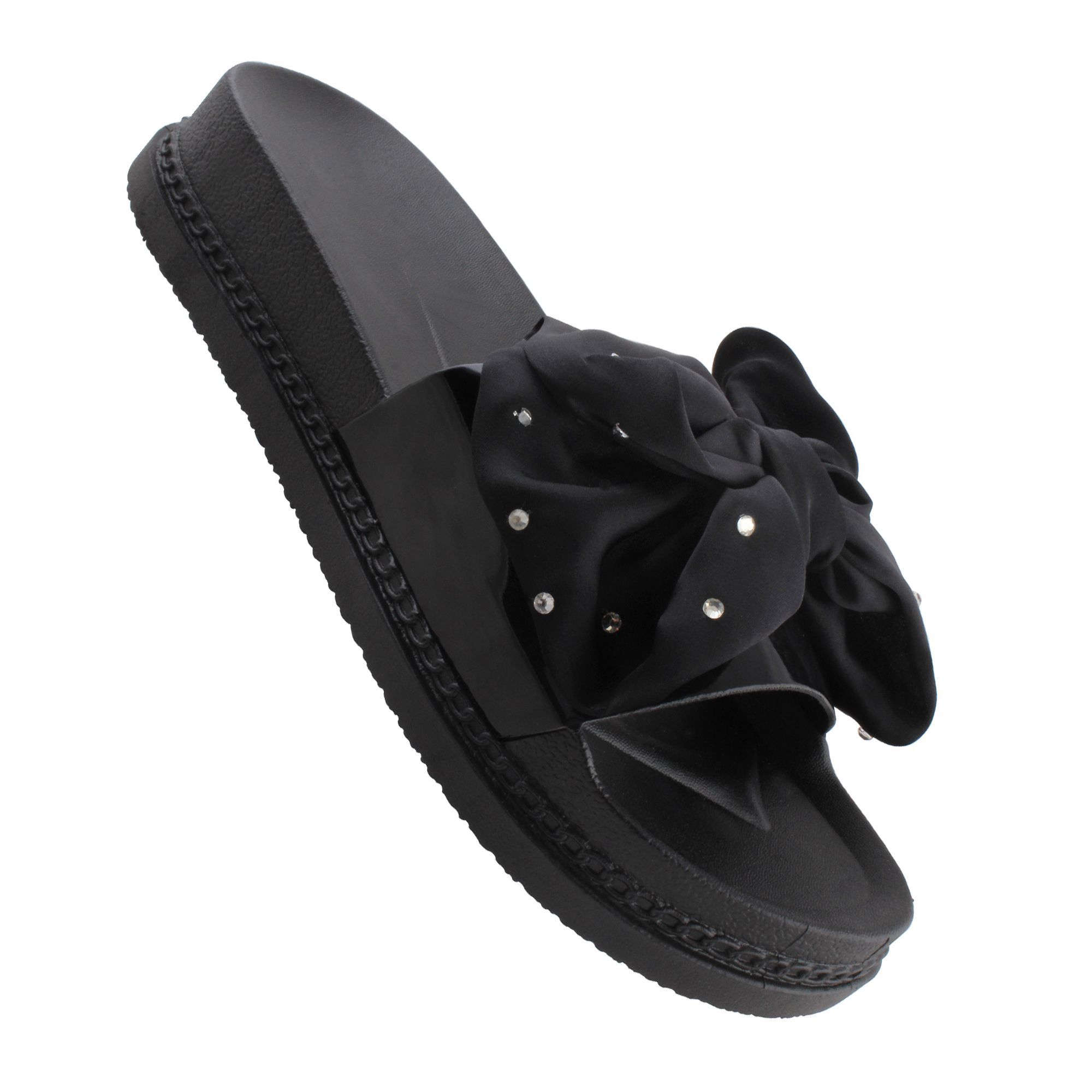 Buy Women's Slippers, A-8, Black Online at Special Price in Pakistan ...