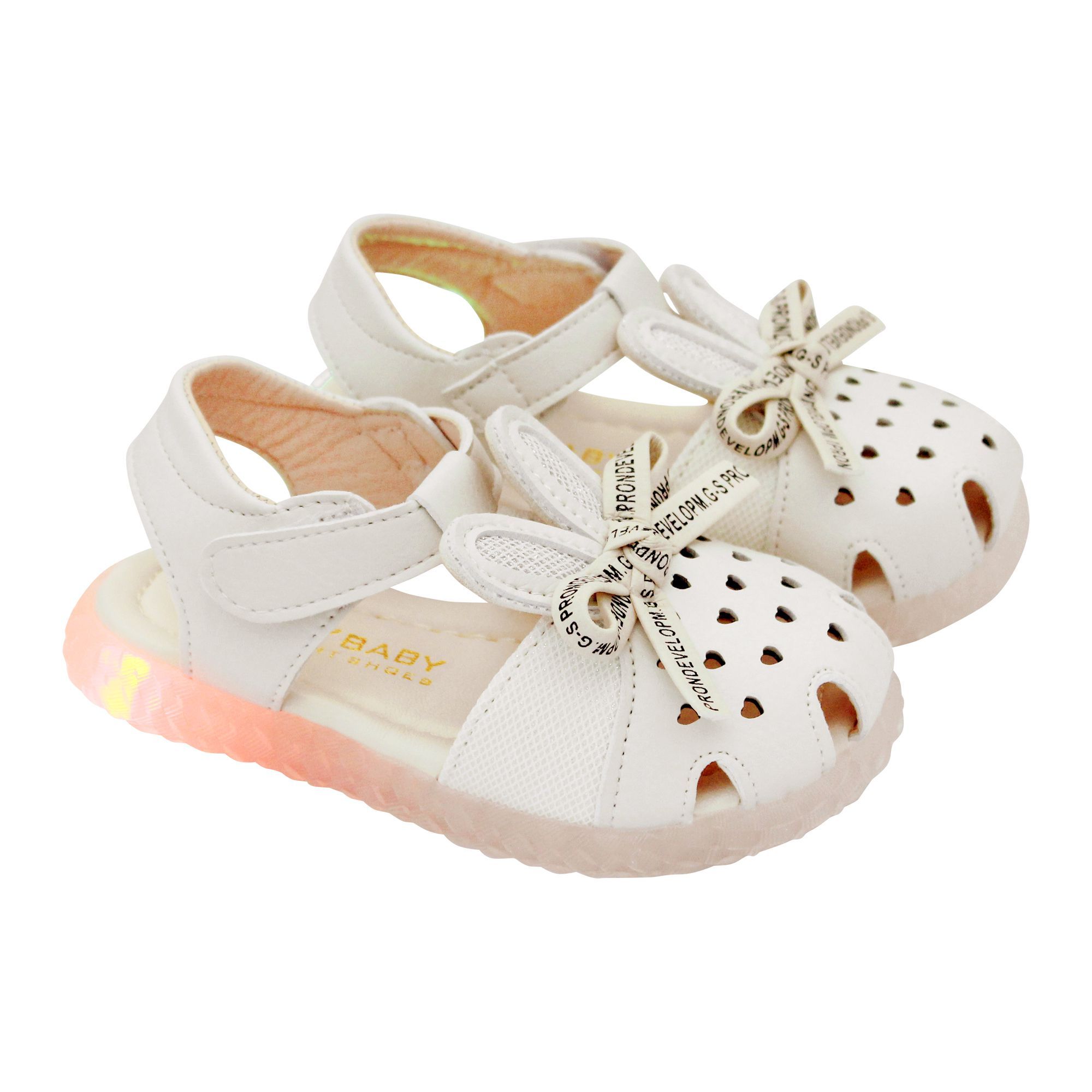 Order Kids Sandals With Light, For Girls, M003, Beige Online at Best ...