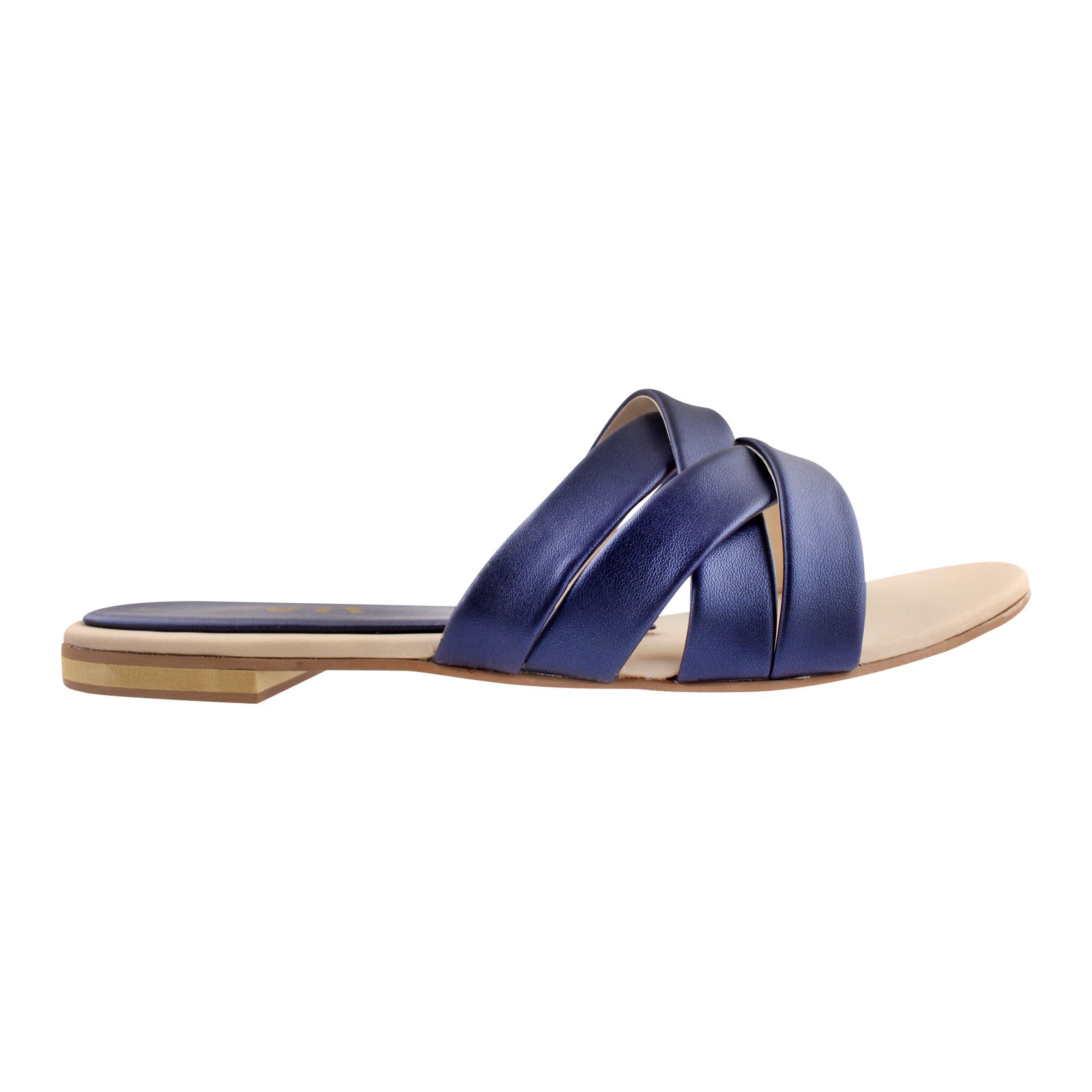 Buy Zara Style Women's Slippers, Blue Online at Special Price in ...