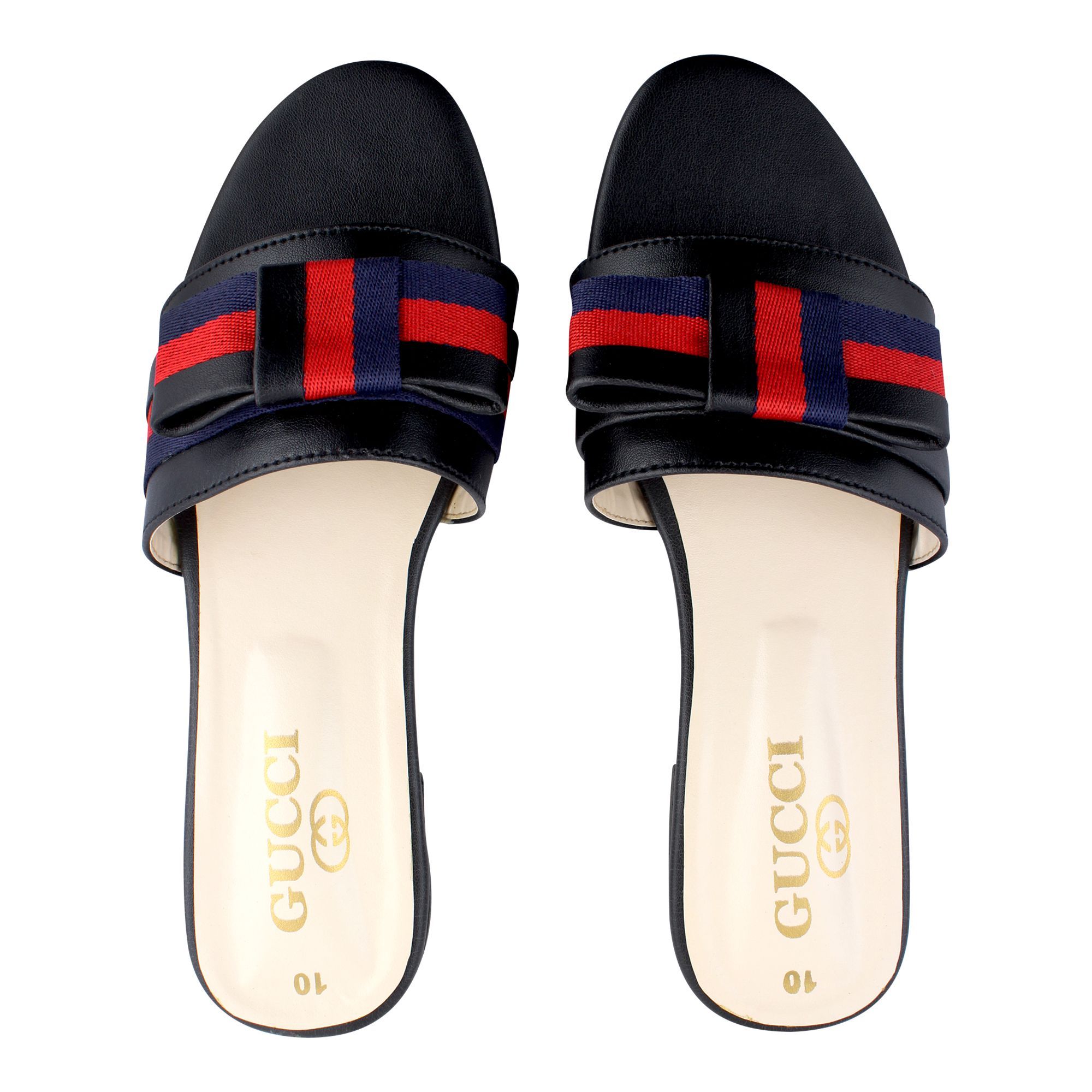 Order Gucci Style Women's Slippers, Black Online at Special Price in  Pakistan 