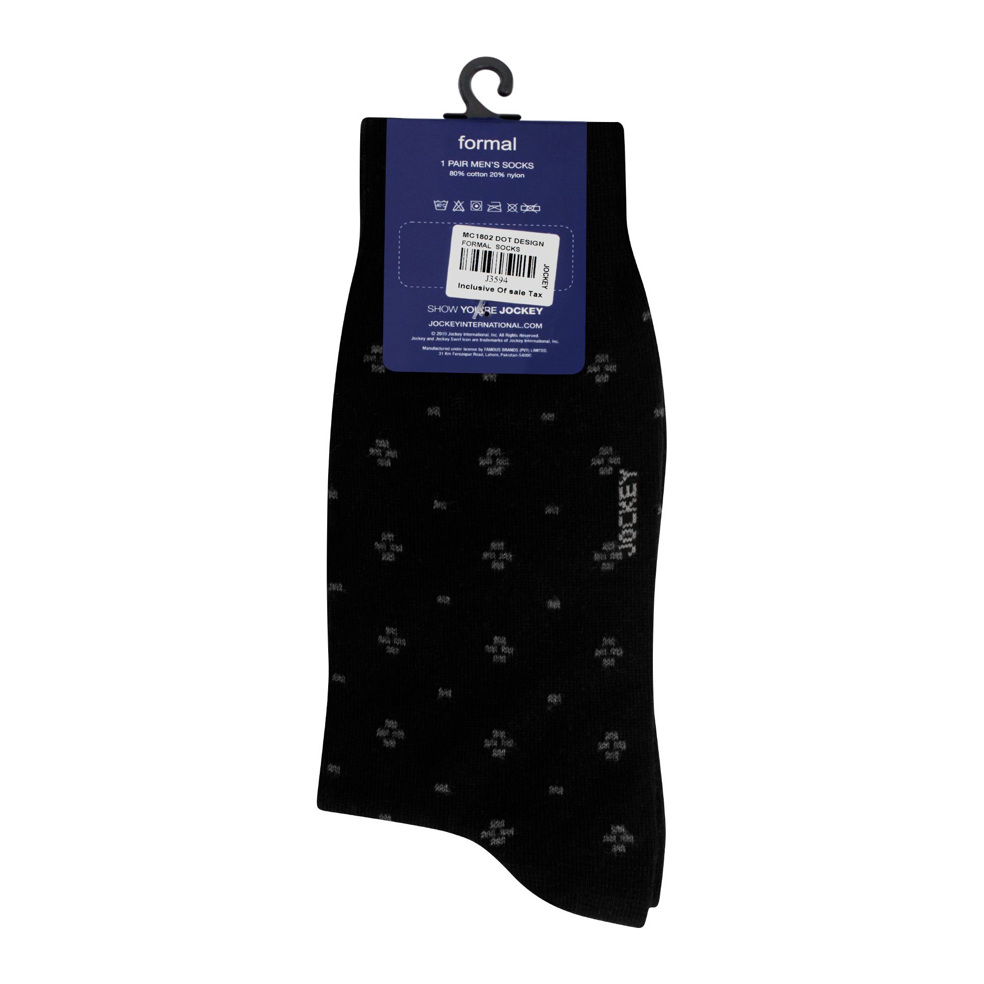 Order Jockey Men's Socks Formal, Dotprint, MC1802 Online at Best Price ...