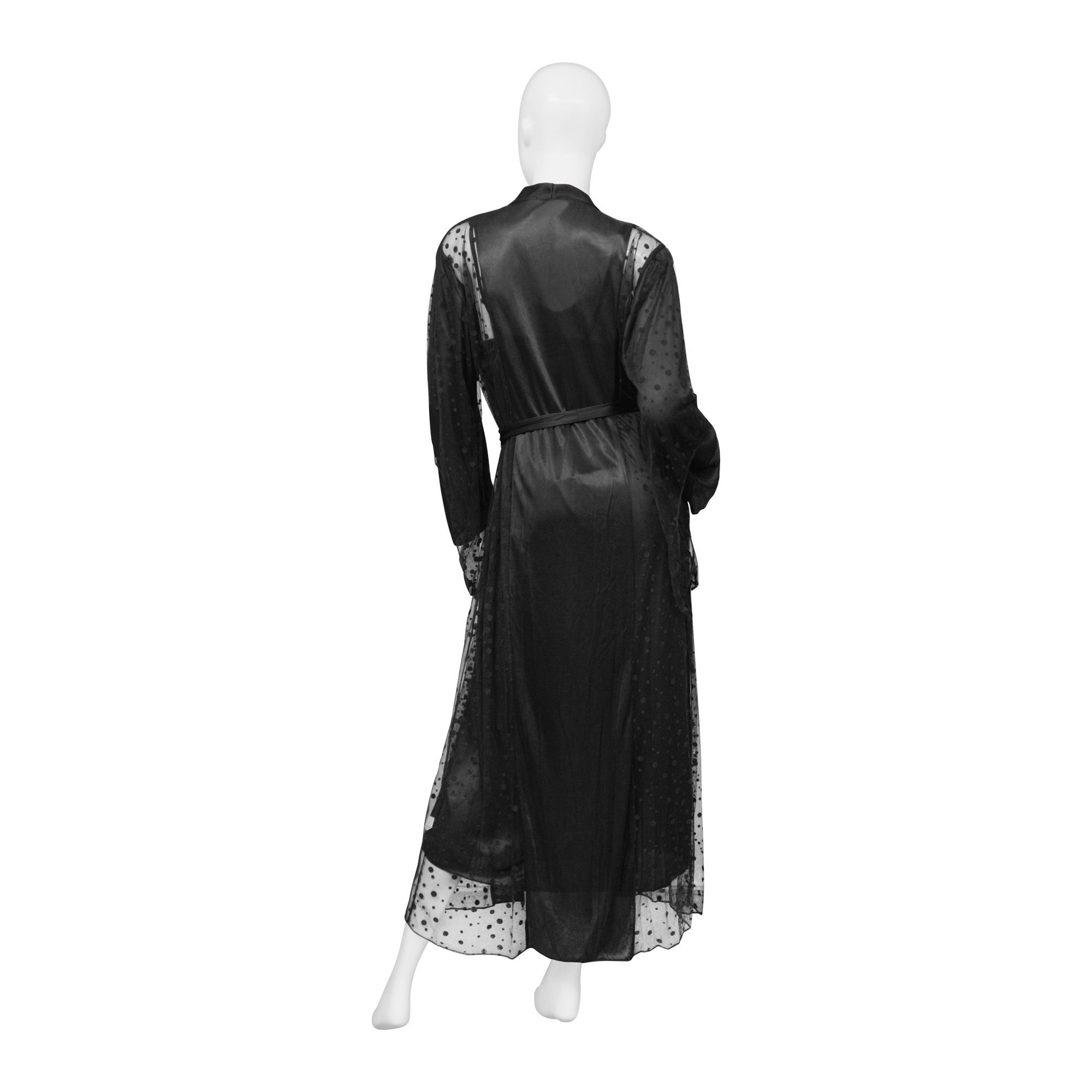 Buy Belleza Nighty Inner + Gown Set, Black, 040 Online at Best Price in ...