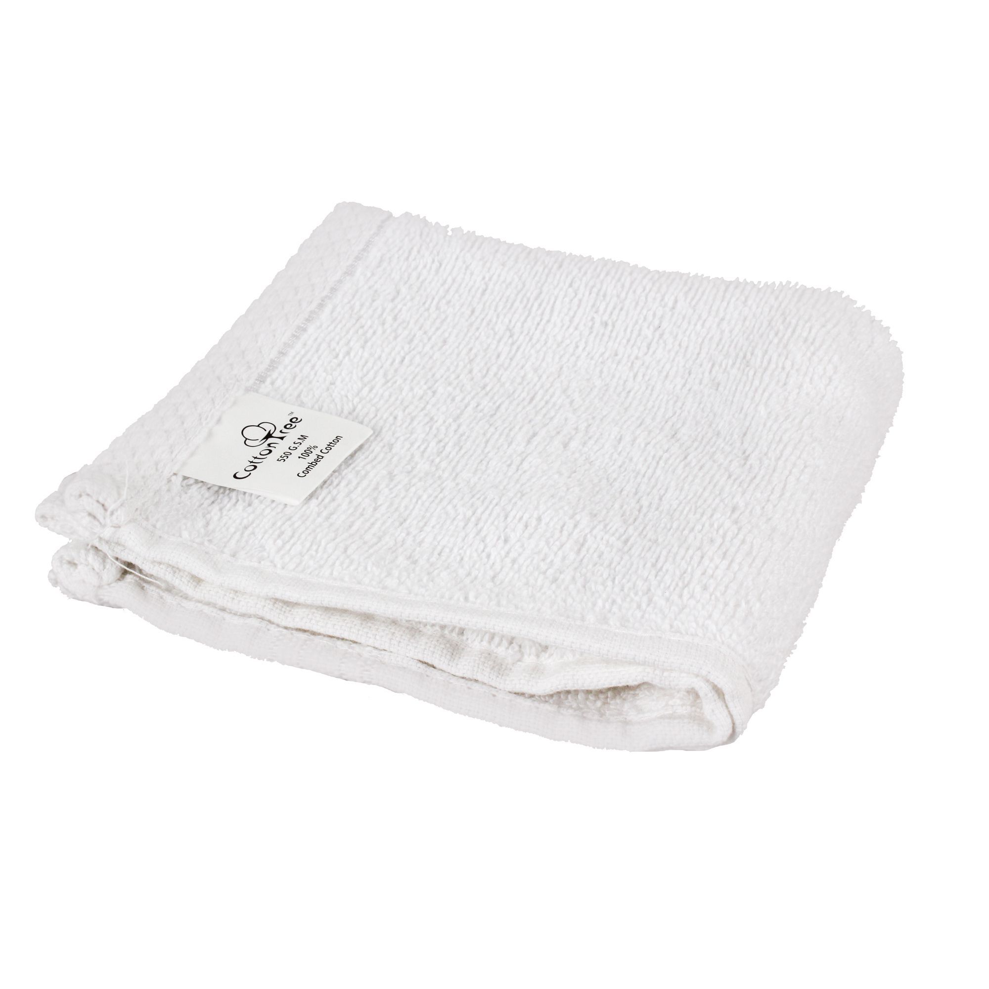 Order Cotton Tree Combed Cotton Wash Towel, 30x30, White Online at ...