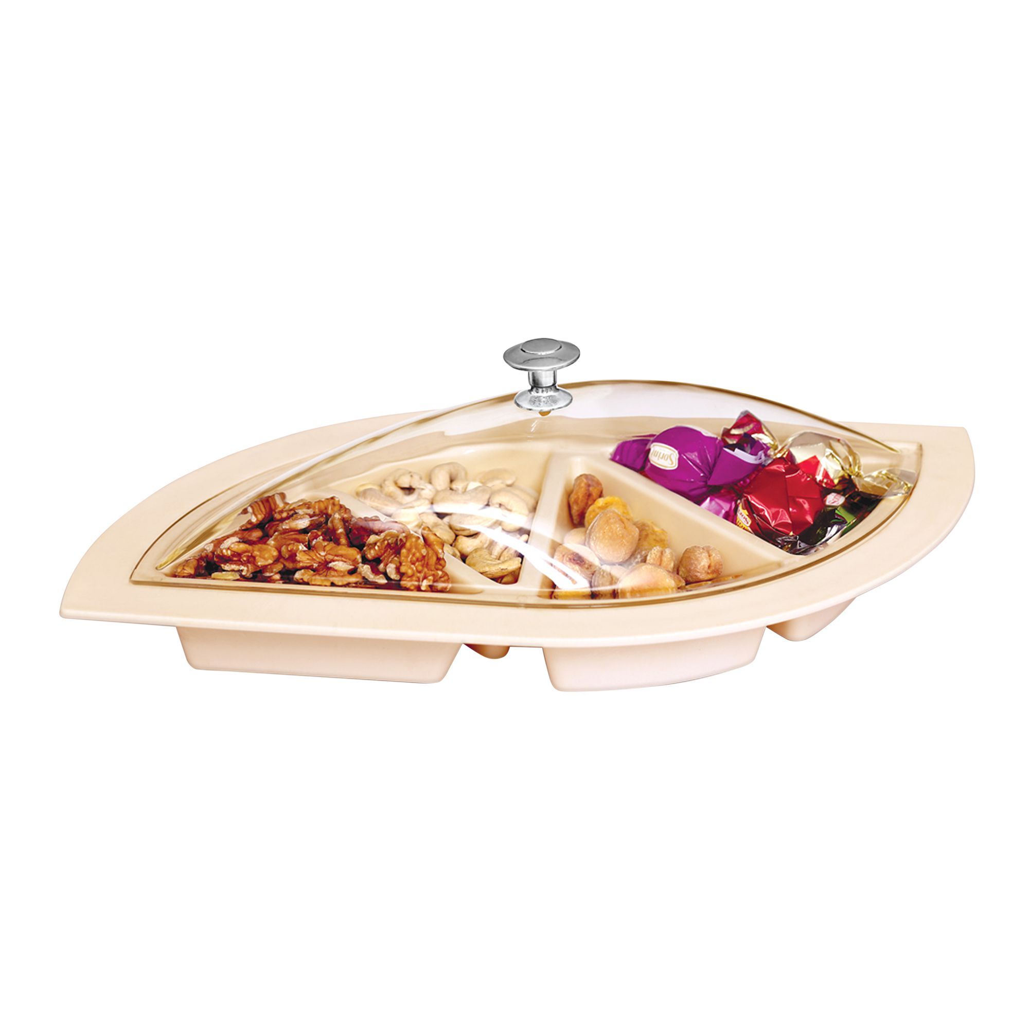 Order Appollo Kabul Dry Fruit Tray White Online At Special Price In