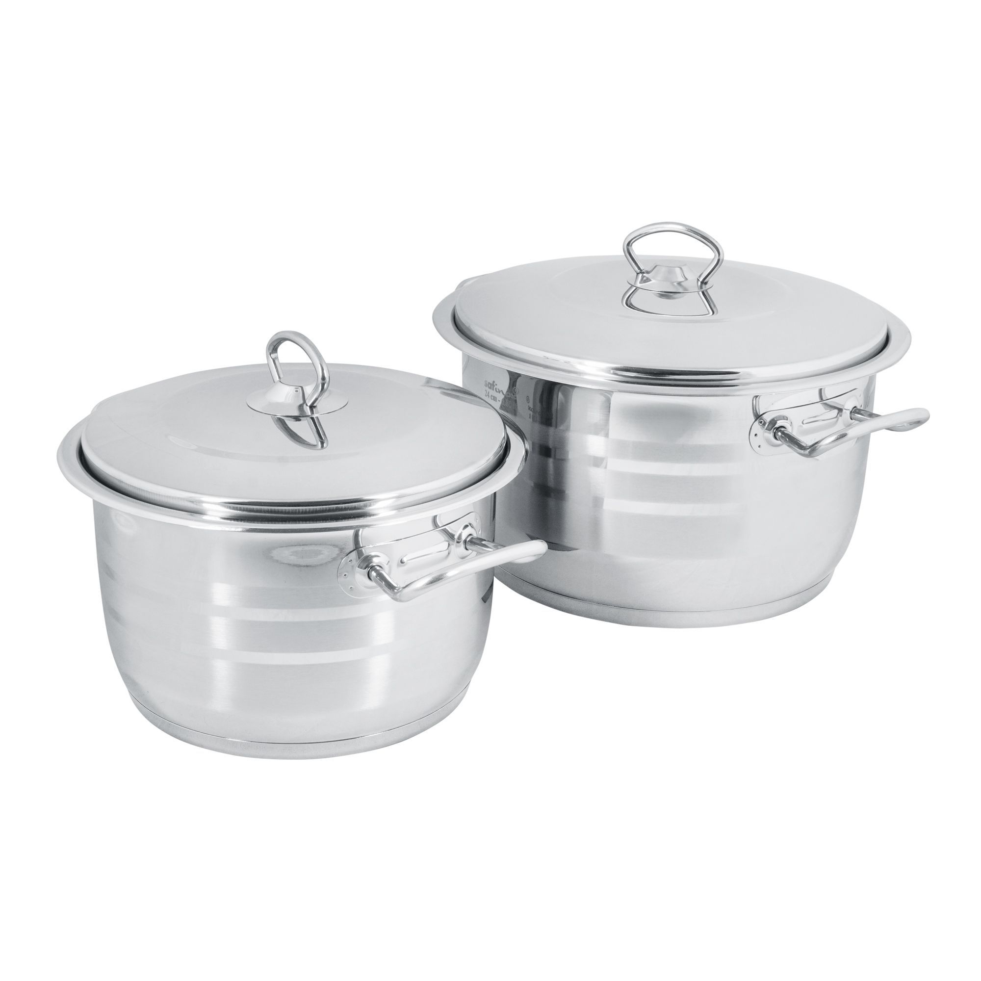 Buy Saflon Safinox Flavia Stainless Steel Deep Cooking Pot + Steel Lid  Induction Ready and Dishwasher Safe - 26 CM at Best Price in Pakistan