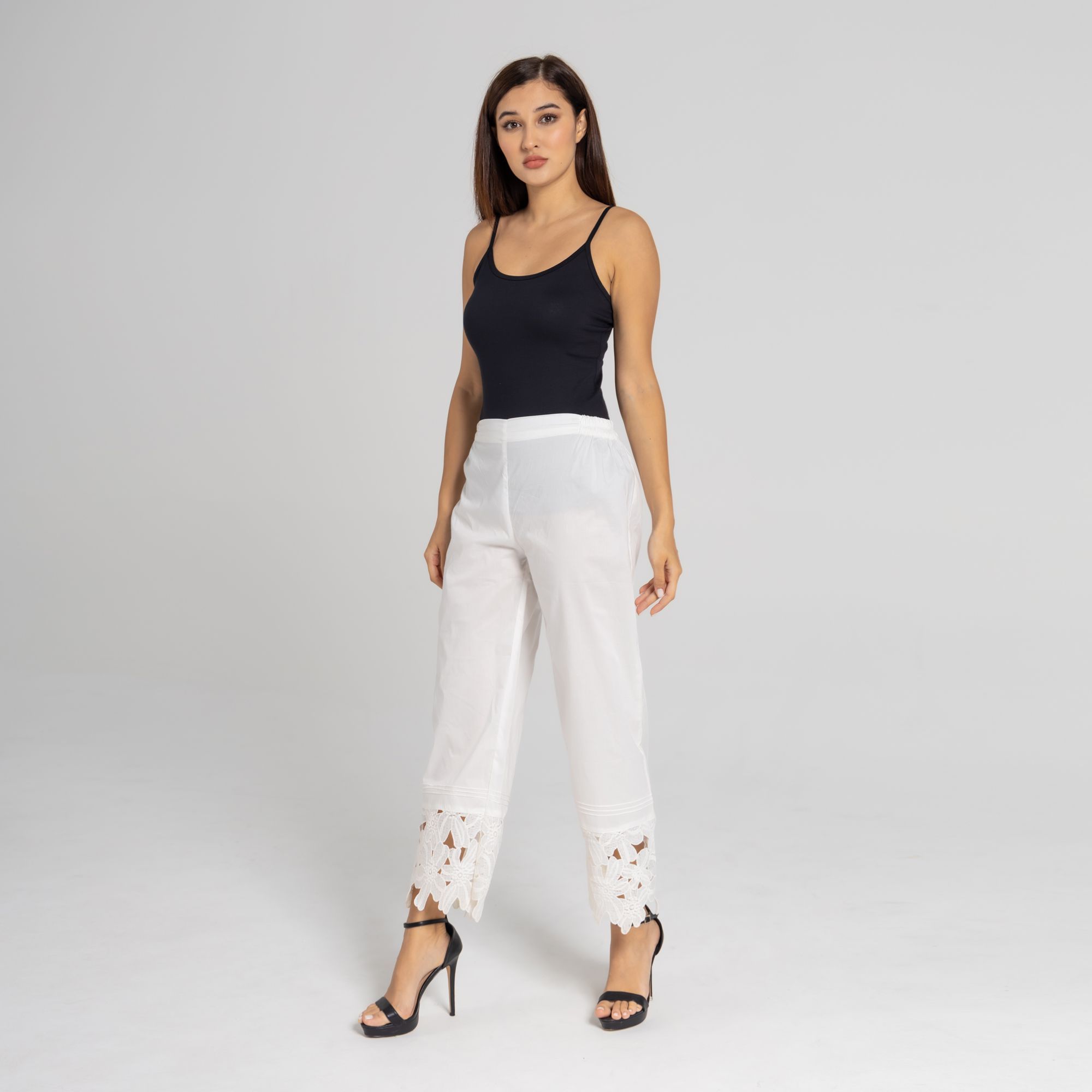 Aggregate more than 74 ladies white palazzo trousers super hot -  in.cdgdbentre