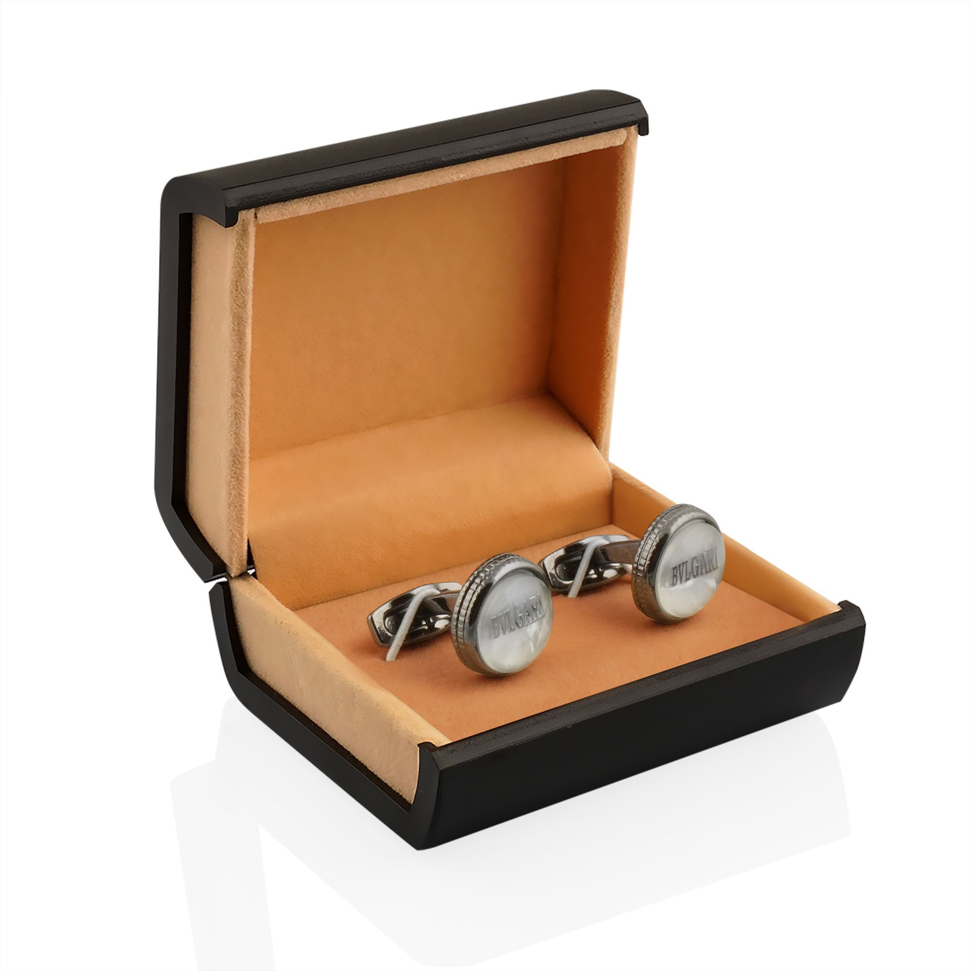 Buy BVG Cufflinks For Men, Black, C-54 Online at Special Price in ...