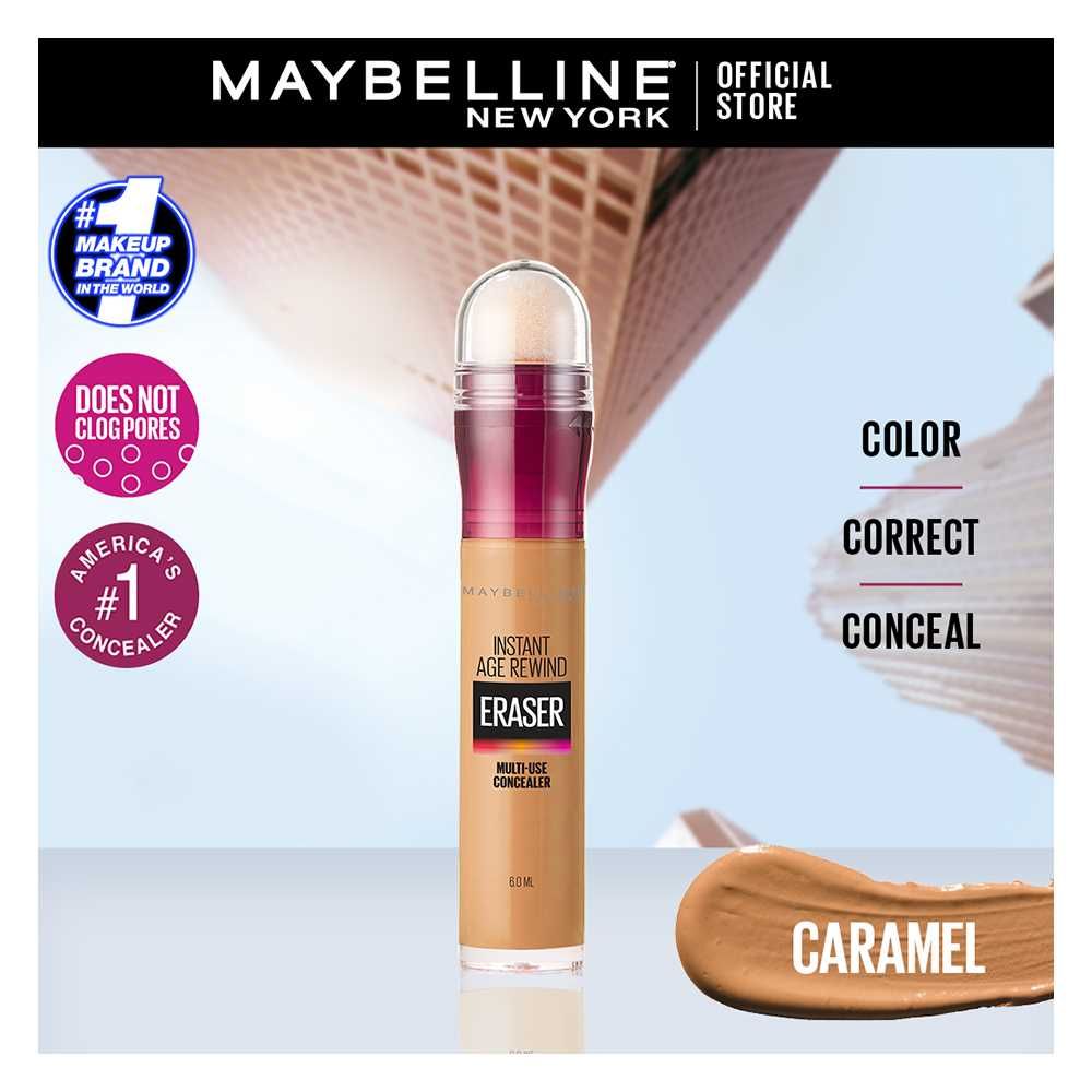 Correcteur Maybelline Instant Age Rewind Eraser - Teinte Butterscotch, 6ml, Neuf