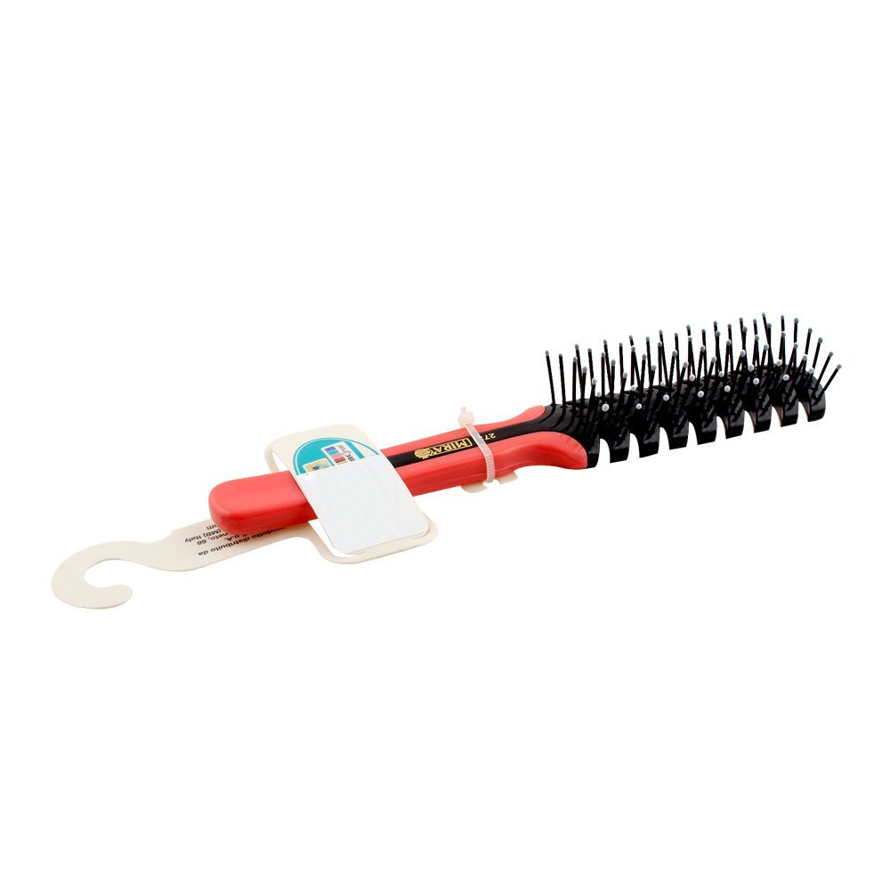 Mira Hair Brush, Rectangle Shape, Black/Brown Color, No. 272