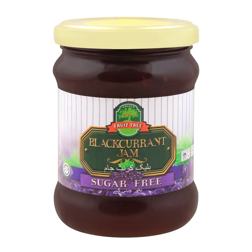 Fruit Tree Black Currant Jam, Sugar Free, 270g