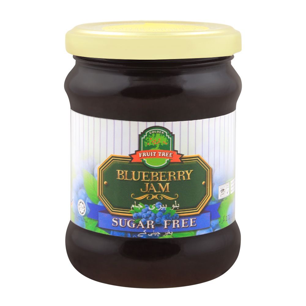 Fruit Tree Blueberry Jam, Sugar Free, 270g