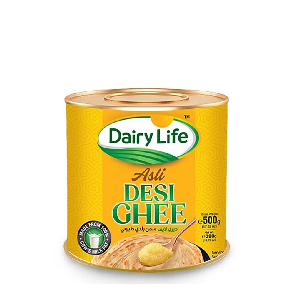 Dairy Life Pure Desi Ghee, 500gm Tin