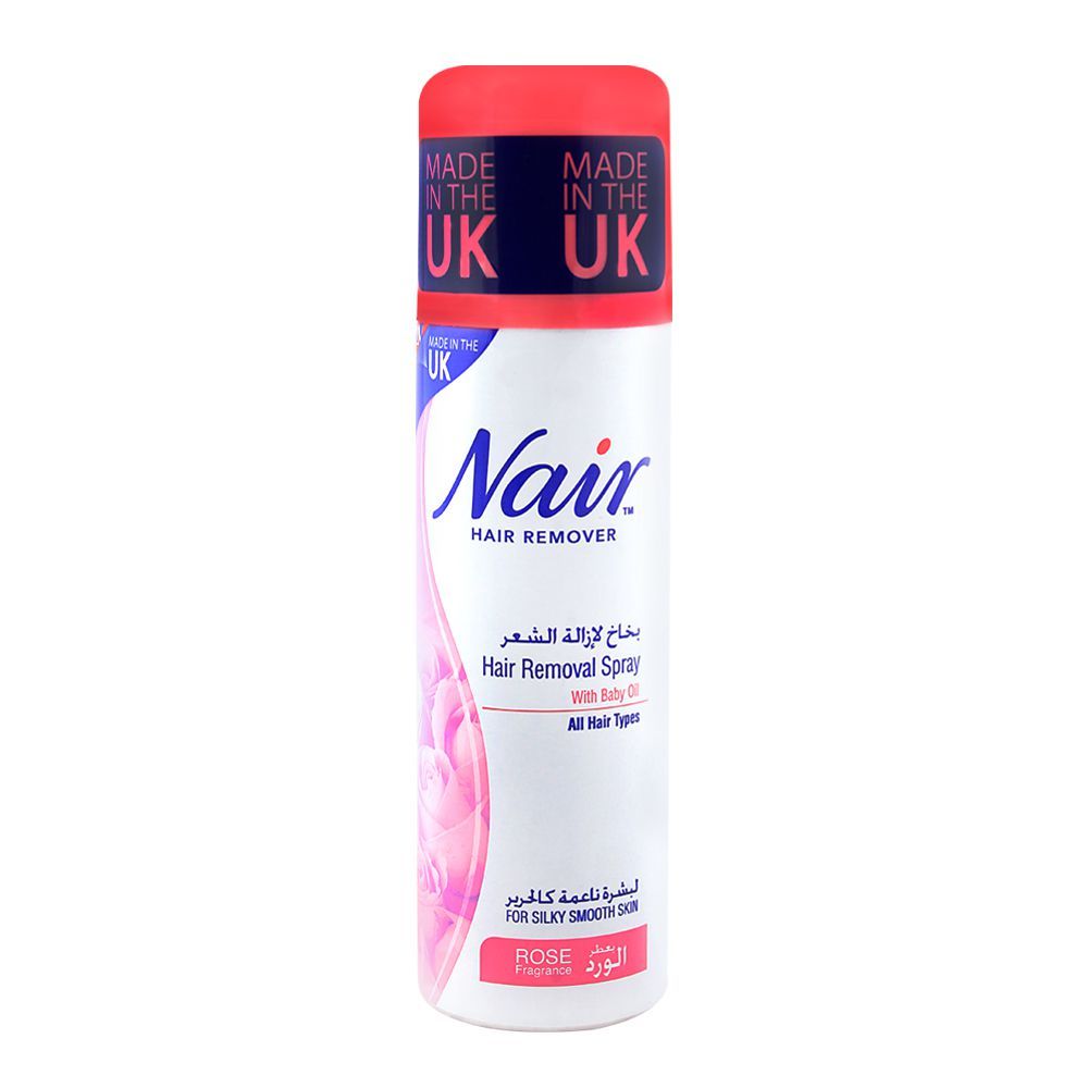 Nair Rose Baby Oil Hair Removal Spray 200ml