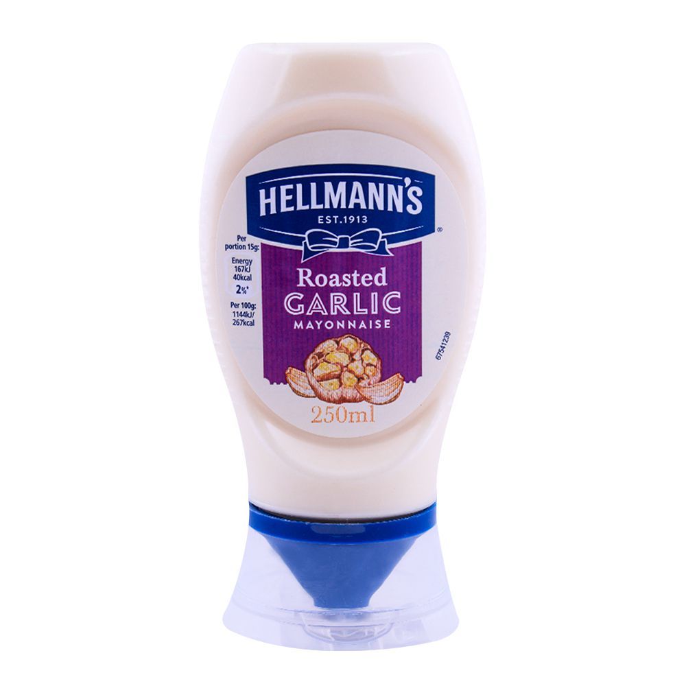 Hellmann's Roasted Garlic Mayonnaise 250ml