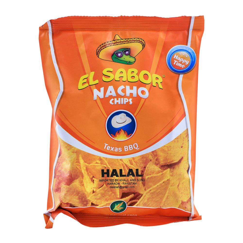 EL Sabor Nacho Chips, Texas BBQ, 100g