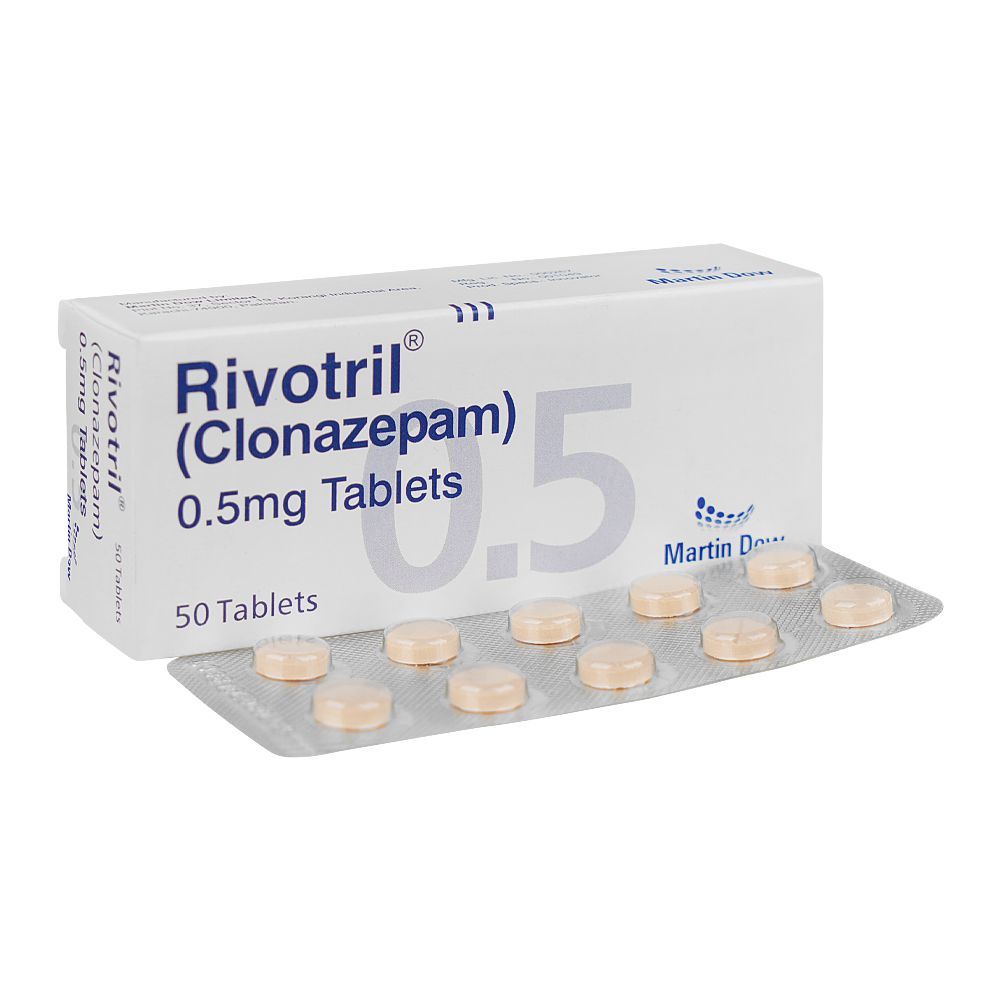 Rivotril Tablets Strip, 0.5mg