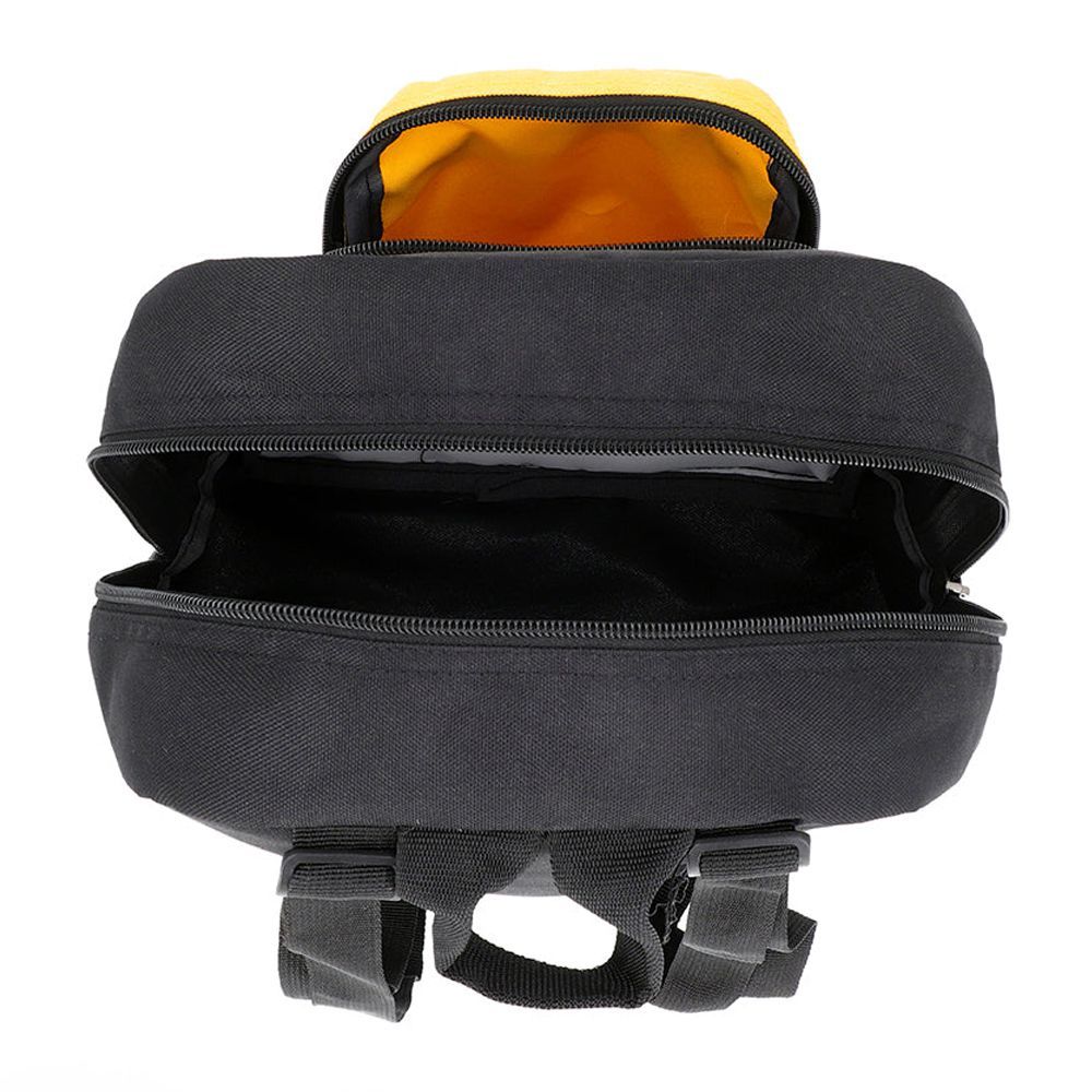Bembel 13 Inch Mini School Bag, 8 Liters, Black & Yellow, 100247