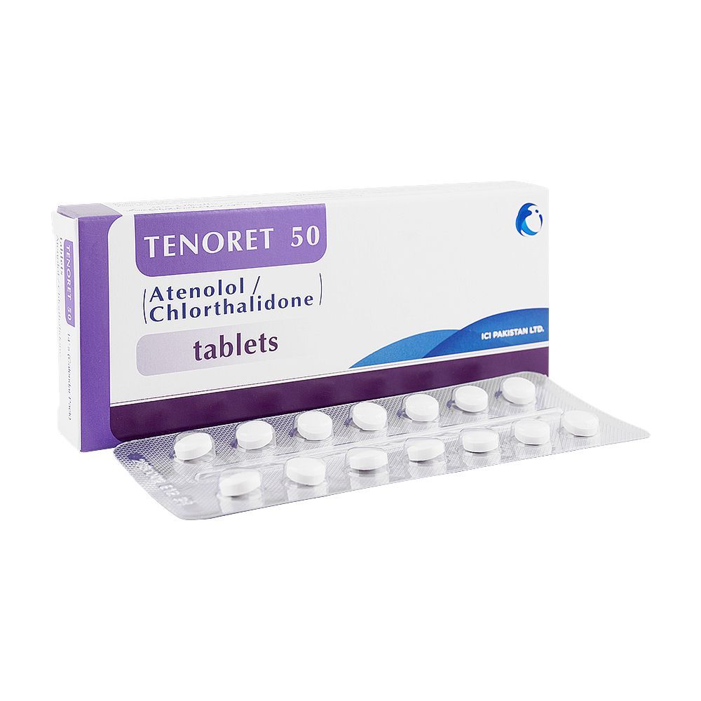 ICI Pakistan Tenoret Tablet, 50mg, 14-Pack