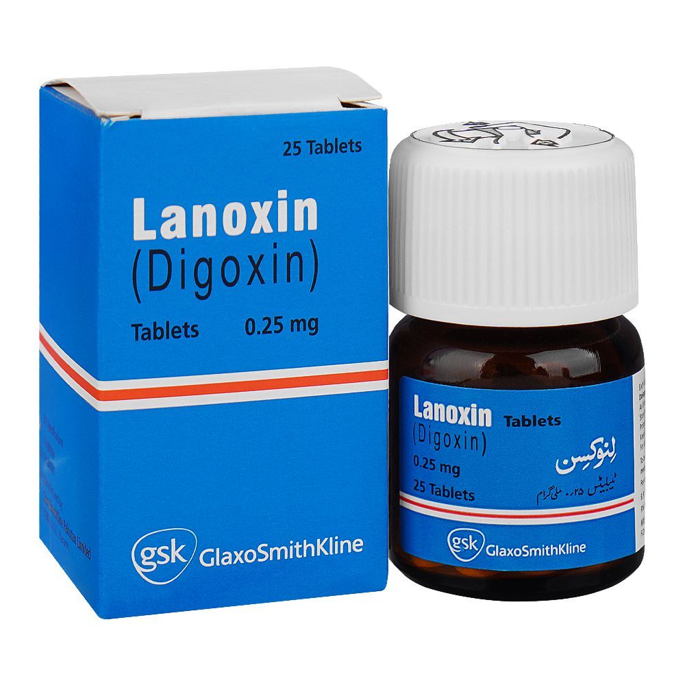 Lanoxin Tablets Box, 0.25mg