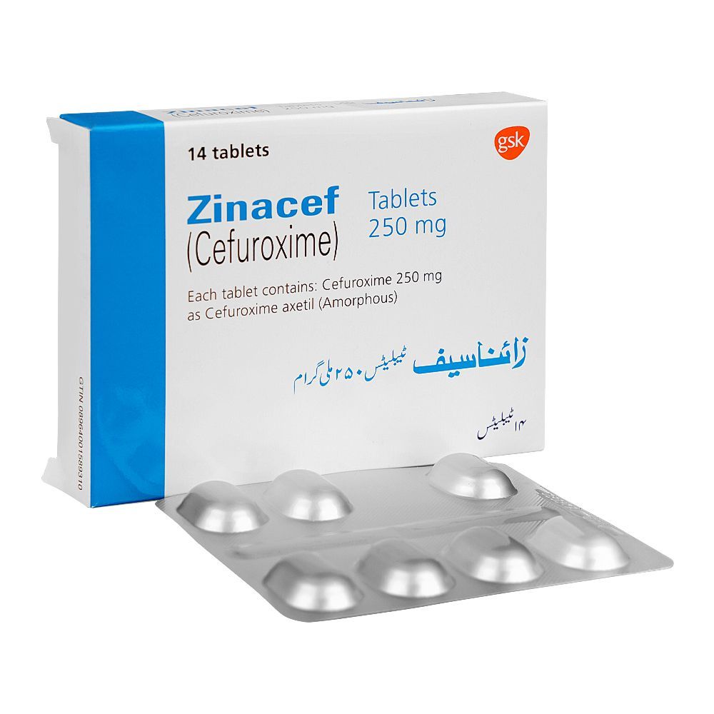 Zinacef Tablets Strip, 250mg