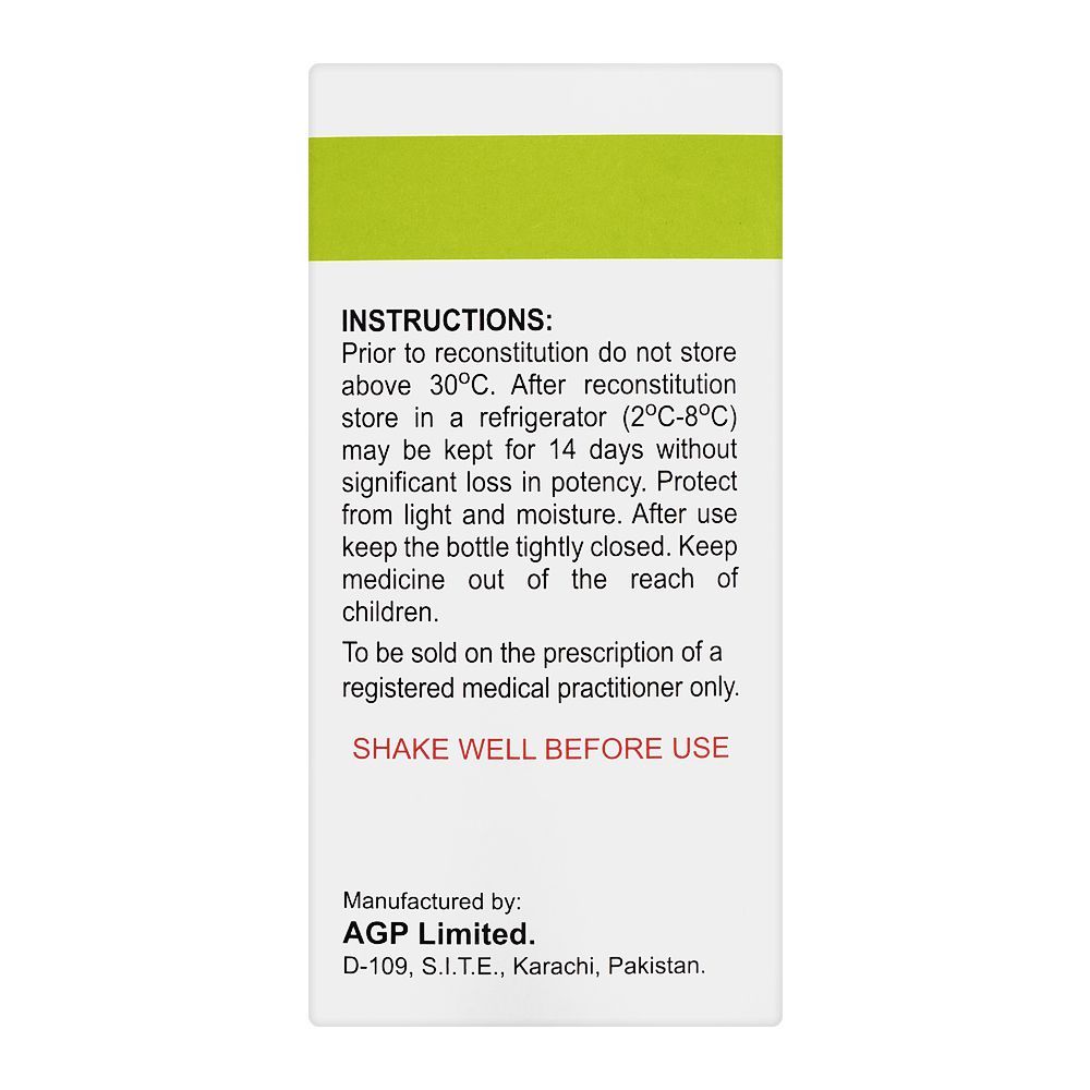 Purchase AGP Pharma Keflex Oral Suspension, 125mg/5ml, 60ml Online at ...