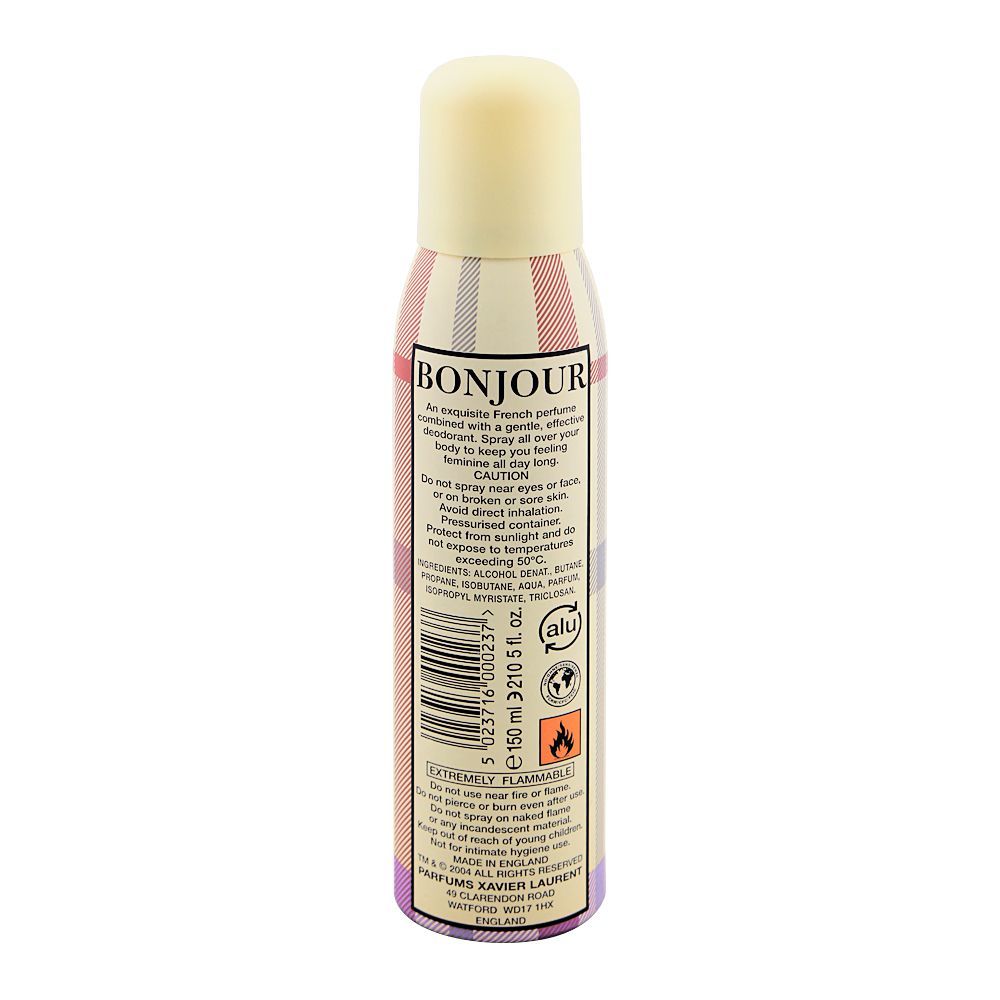 Buy Xavier Laurent Bonjour Deodorant Body Spray, 150ml Online at ...