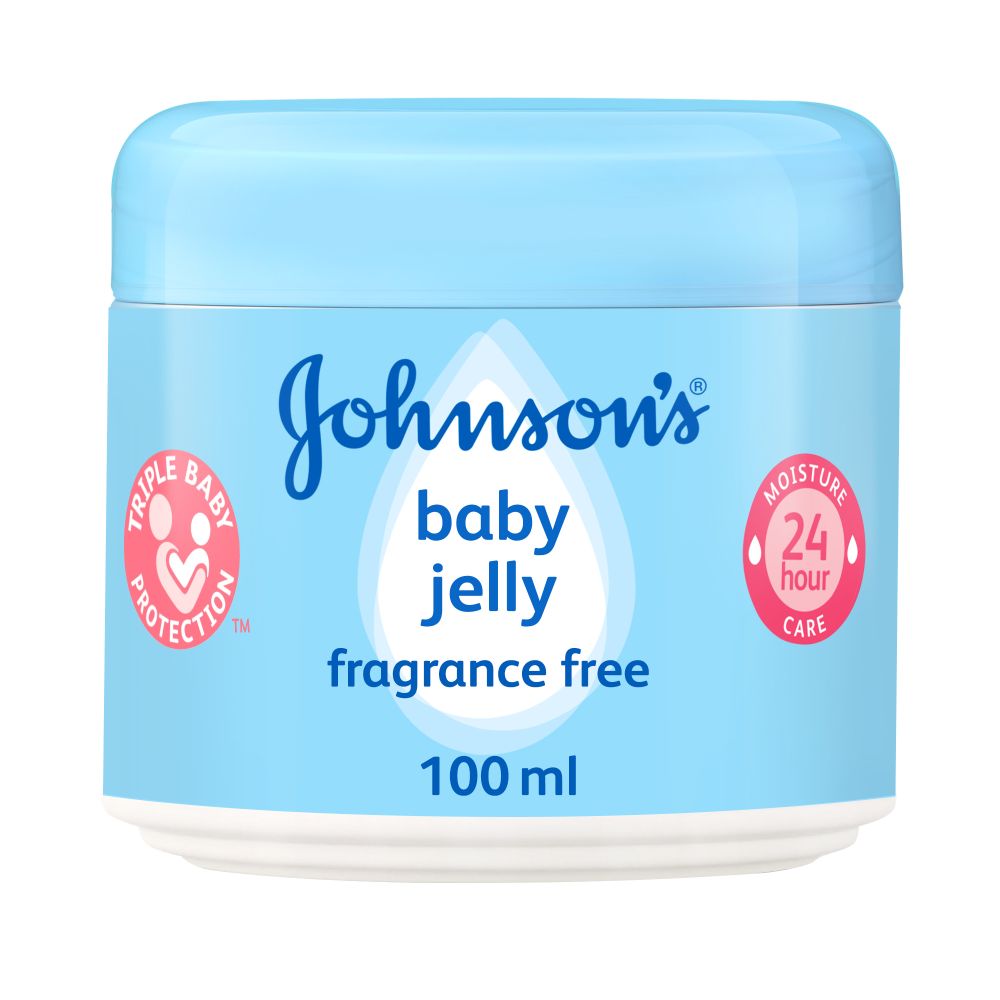 Johnson's Fragrance Free Baby Jelly 24hour Moisture Protection, 100ml