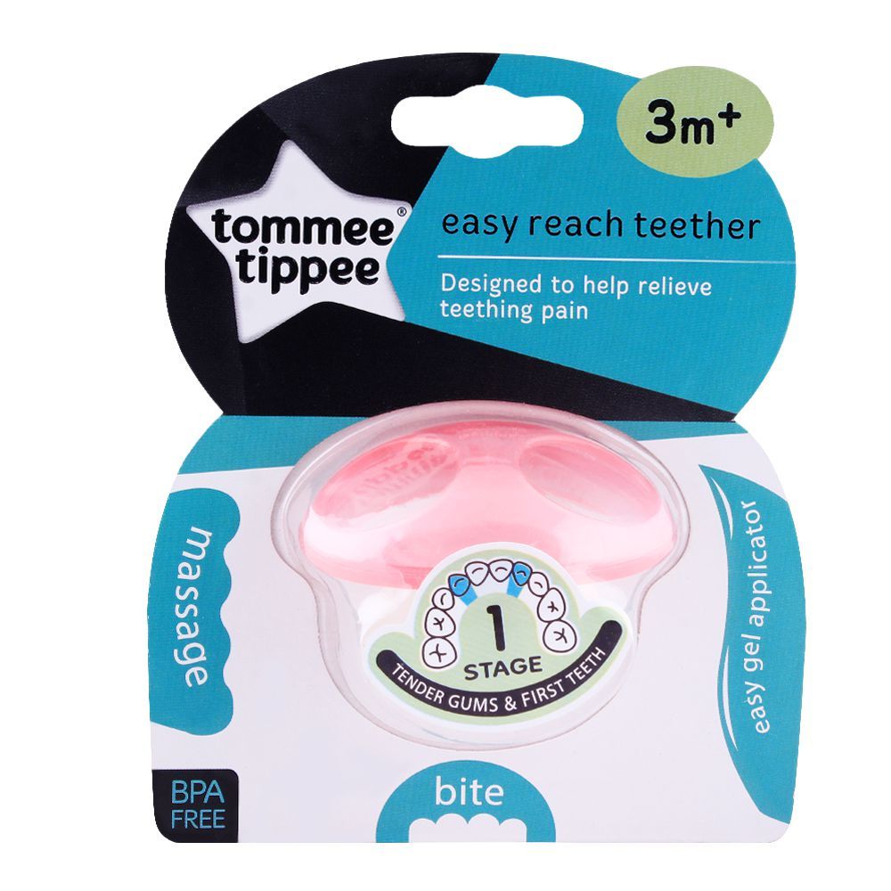 Order Tommee Tippee Triple Action Stage Teether 3m+ (Pink