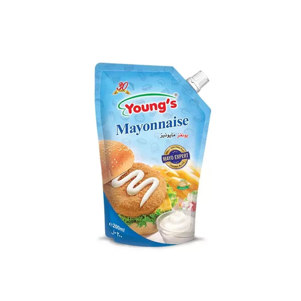 Young's Mayonnaise, 200ml Pouch