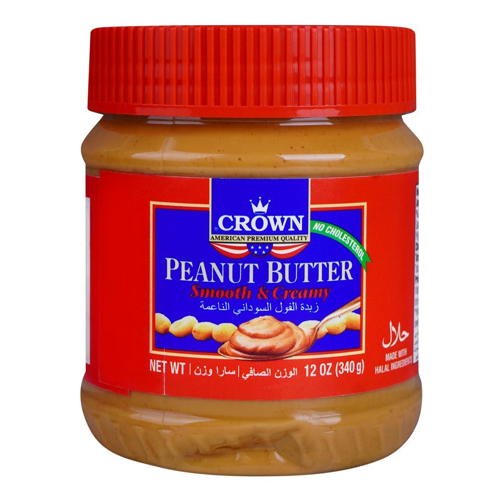 Crown Peanut Butter Smooth, 340g