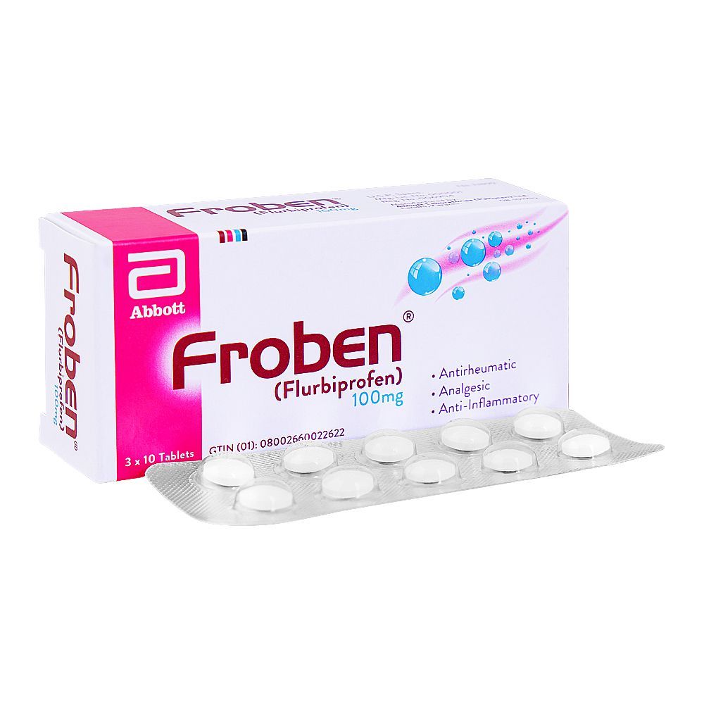 Froben Tablets, 100mg, Strip (10 Tablets)