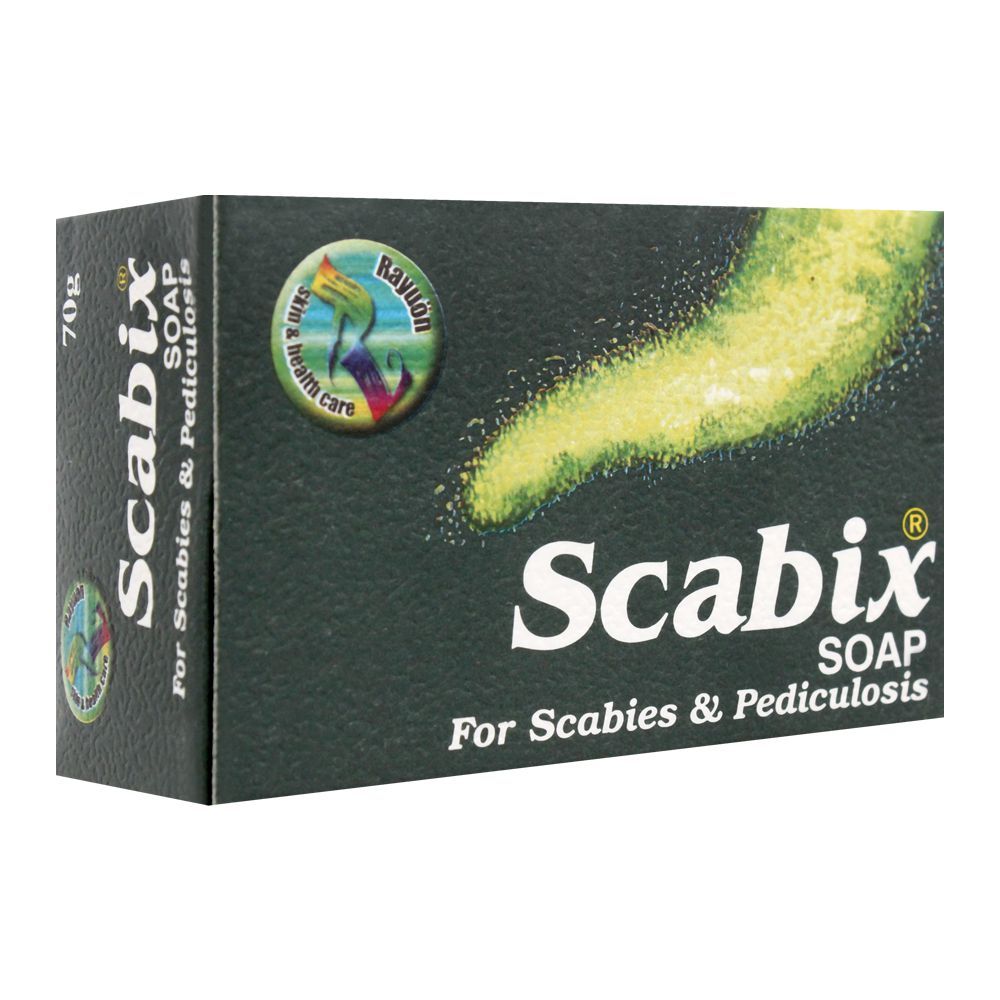 Scabix Soap For For Scabies & Pediculosis, 70g