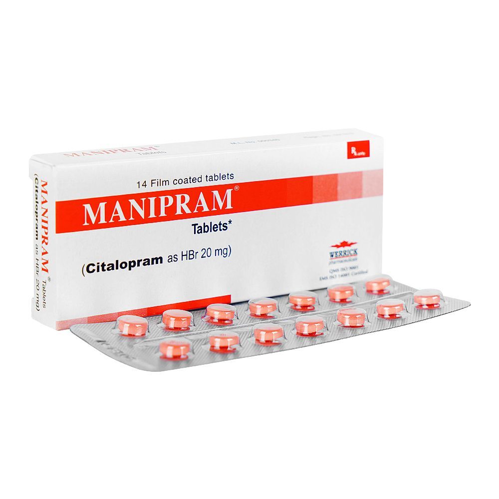 Manipram Tablets, 20mg, Box (14 Tablets)