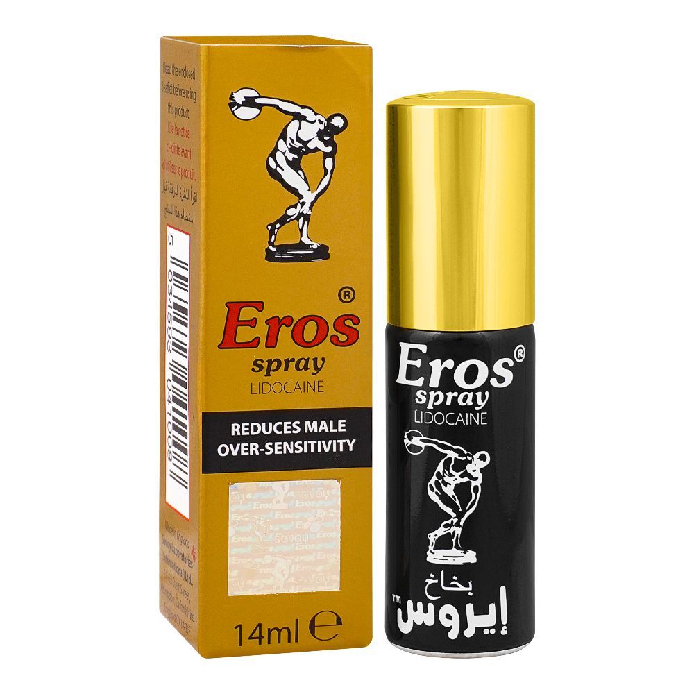 Eros Lidocaine Delay Spray, 14ml