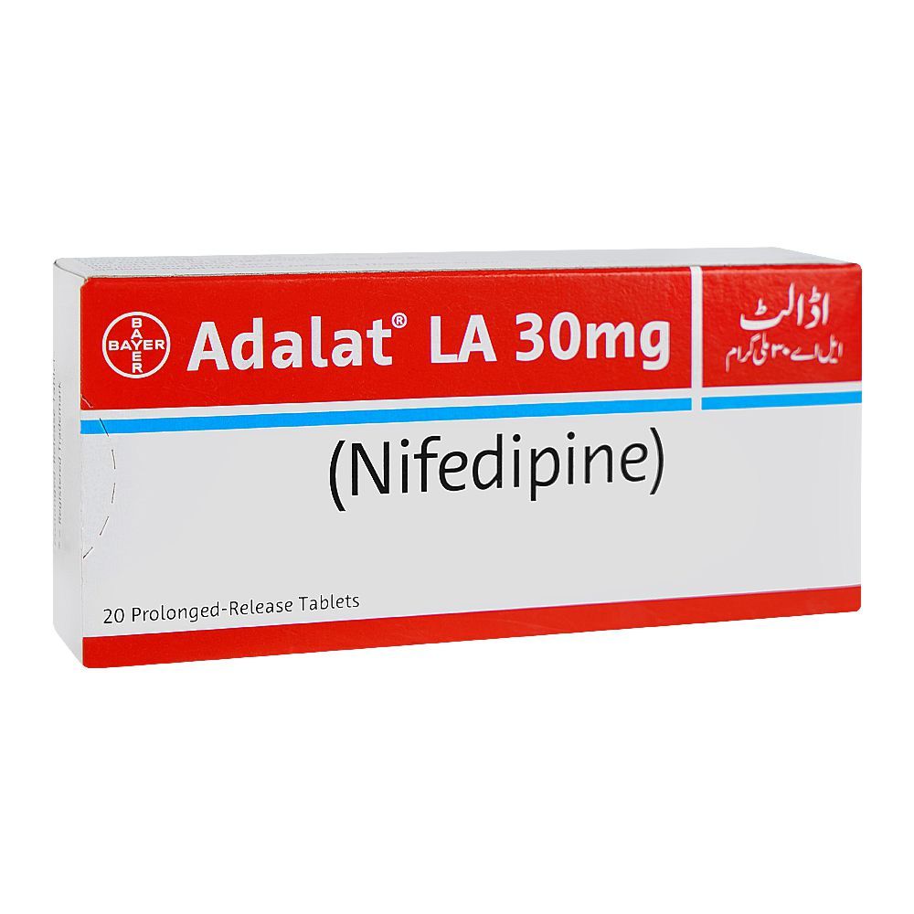 Adalat LA Tablets, 30mg