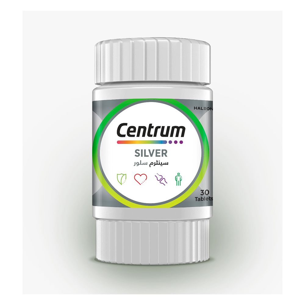 Centrum Silver Tablets, Multivitamin Supplements, 30-Pack