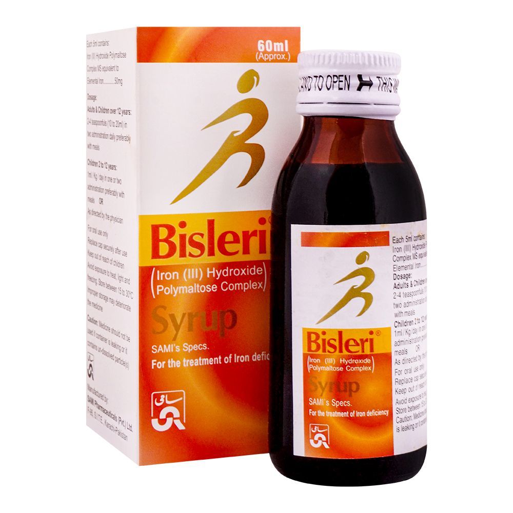 Sami Pharmaceuticals Bisleri Syrup, 60ml