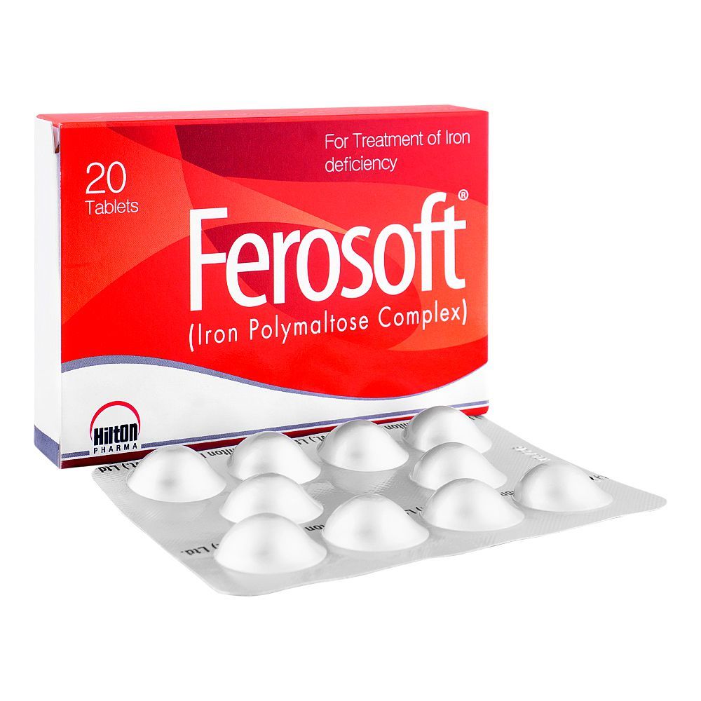 Hilton Pharma Ferosoft Tablet, 20-Pack