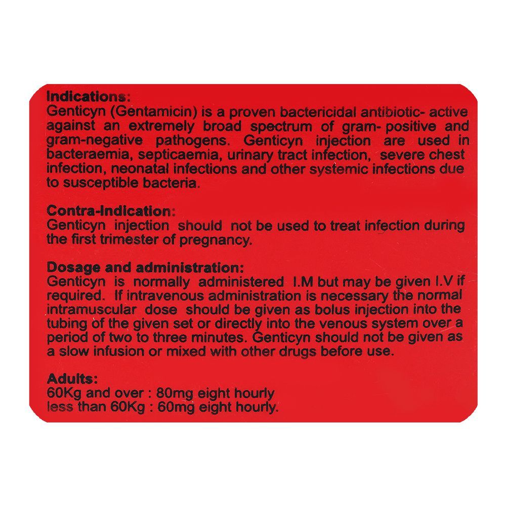 Ray Pharma Genticyn 40 Injection, 3-Pack